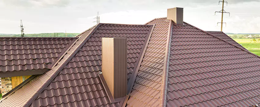 Residential Chimney Flashing Restoration in Hickory, NC
