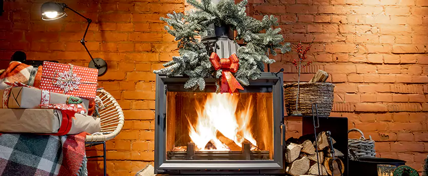 Travis Industries Linear Gas Fireplace Installation in Hickory, North Carolina