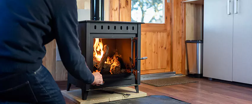 Open Hearth Wood Fireplace Installation in Hickory, NC