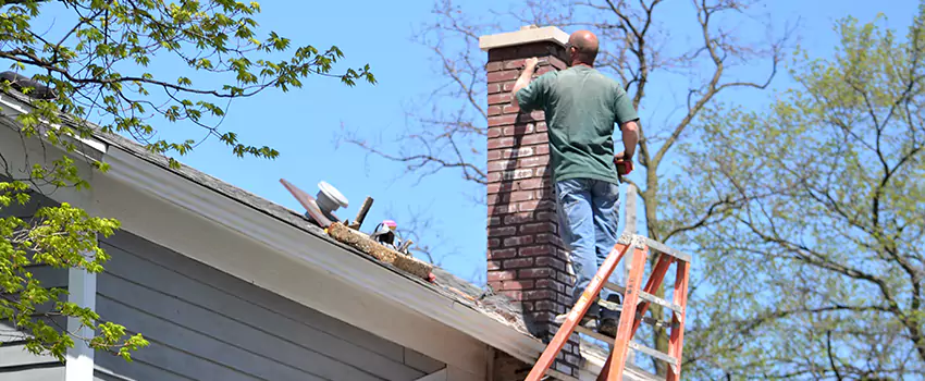 Vinyl and PVC Chimney Flashing Installation in Hickory, NC