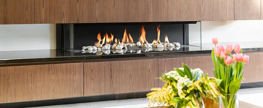 Double-height Fireplace Design Refurbishment in Hickory, North Carolina