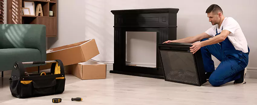 Old Rusted Metal Fireplace Repair And Replacement in Hickory, NC