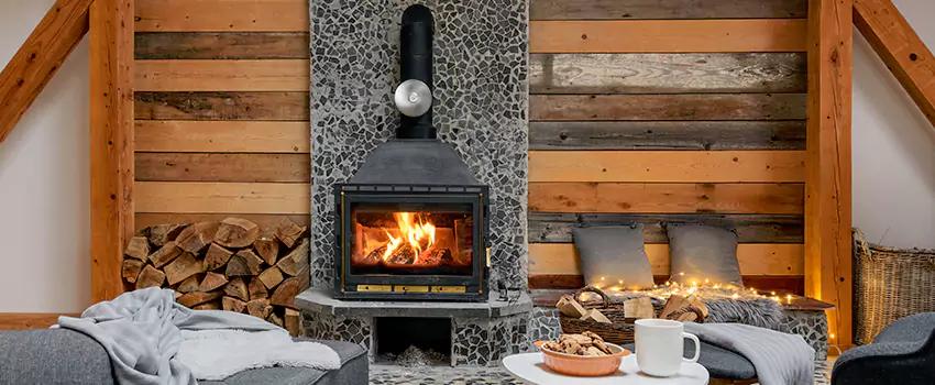 Thelin Hearth Products Direct Vent Gas Stove Fireplace Inspection in Hickory, North Carolina
